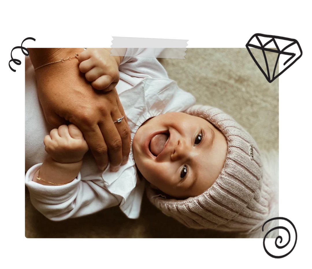 birthstone ring moederschap baargoud