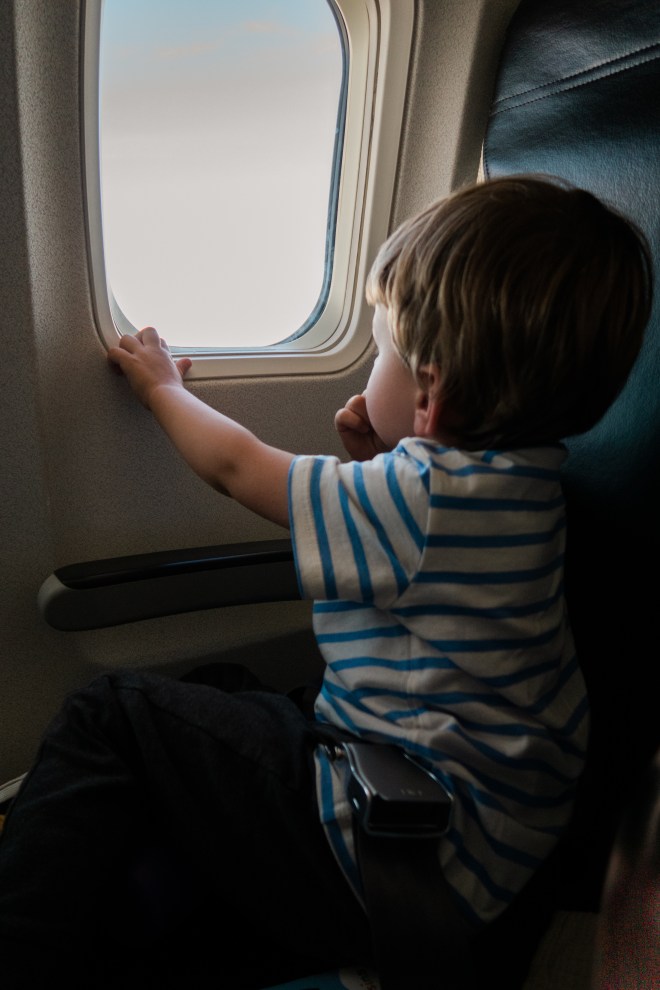 vliegreis met kinderen